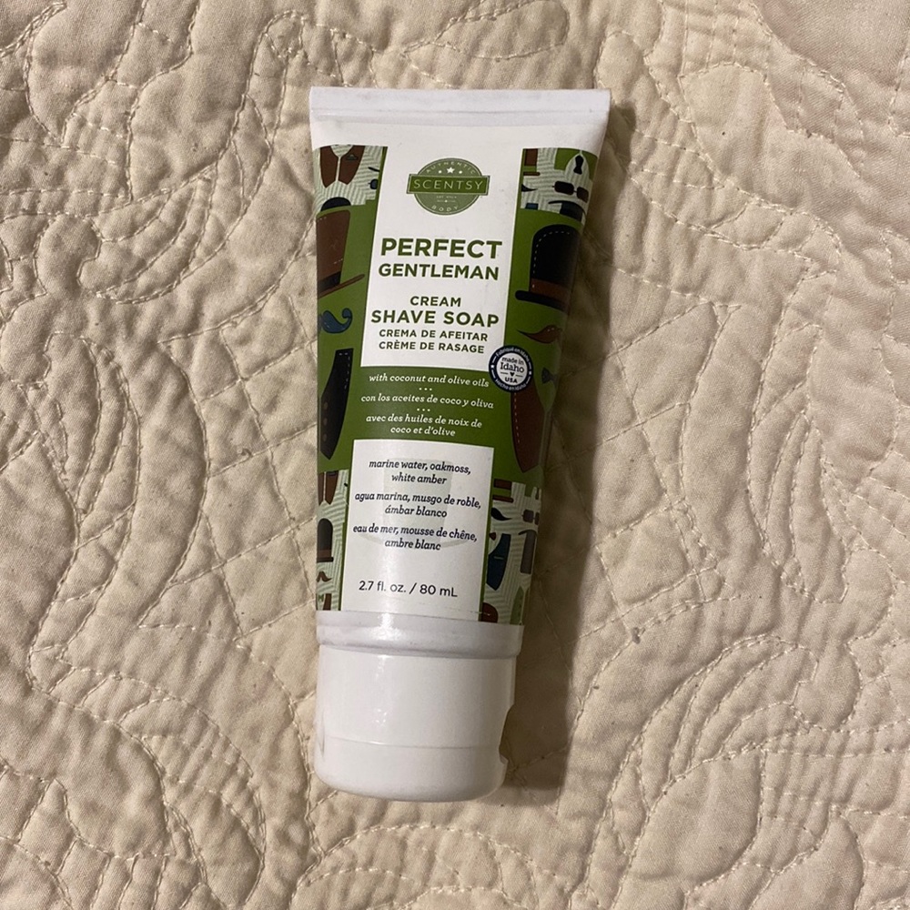 Scentsy Perfect Gentleman Cream Shave Soap